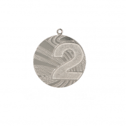 Medal common 2nd place 40mm MMC6040 silver color