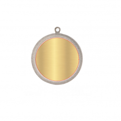 Medal common 2nd place 40mm MMC6040 silver color