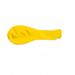 Balloon metallized in yellow color 30 cm