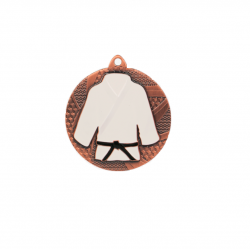 Medalis karate 50mm MMC6550 bronzos spalvos