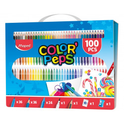 Drawing supplies set MAPED COLOR PEPS 100 pcs.