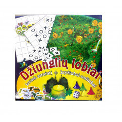 Stalo žaidimas 3in1 DŽIUNGLIŲ LOBIAI, dėžutėje