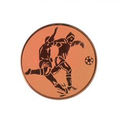 Viduriukas medaliui 50mm futbolas A2 bronzos spalvos