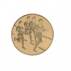The middle of the medal is a 25mm running marathon D1-A33