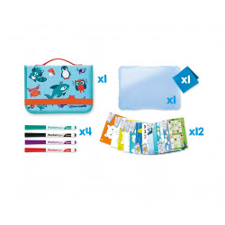 Travel drawing set with stencils MAPED CREATIVE