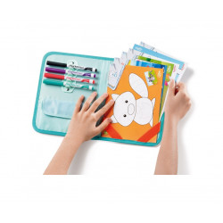 Travel drawing set with stencils MAPED CREATIVE