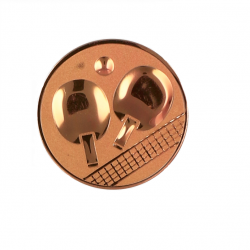 Insert for medal 25mm tennis A46 bronze color