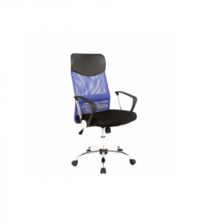 Chair Q-025 with mesh, blue color