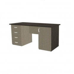 Office desk with drawer unit and cabinet PRIMUS PB48