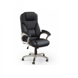 Chair DESMOND eco leather, black color