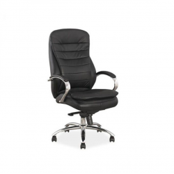 Chair Q-154 eco leather black color
