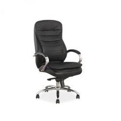 Chair Q-154 eco leather, black color