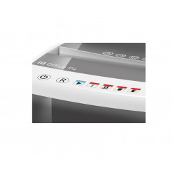 Document shredder LEITZ IQ OFFICE P4, with rubbish bin