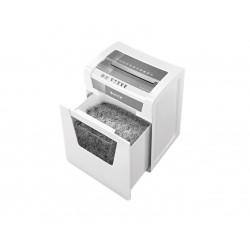 Document shredder LEITZ IQ OFFICE P4, with rubbish bin