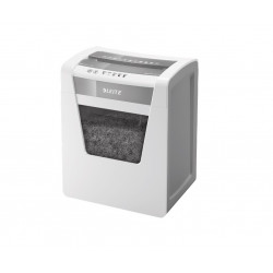 Document shredder LEITZ IQ OFFICE P4, with rubbish bin