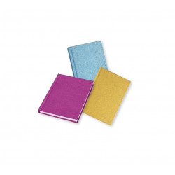 Notebook GLITTER CENTRUM A6 80-sheet glossy cover, various colors.