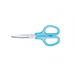 Scissors for left-handers PLUS JAPAN 17,5cm blue color