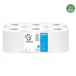 Toilet paper rolls PAPERNET, 2-ply, 140m, 459 sheets, 30.5x9.5x19.5cm