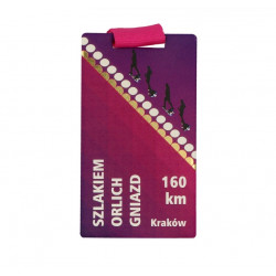 Medalis metalinis stačiakampis 80x45mm MC6005 baltos spalvos