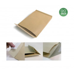 Envelope B4 (250x353x40) brown with fold