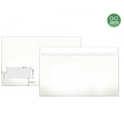 Envelope E5 (156x220) 80g with strip and box 30x90mm. k.p.