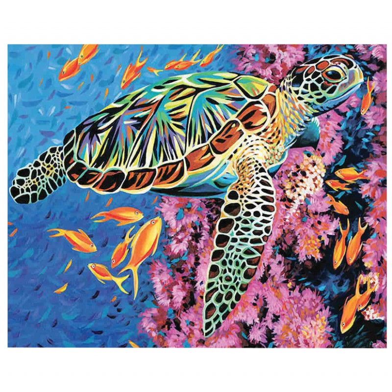 Set for painting by the number turtle, 40x50cm Centrum