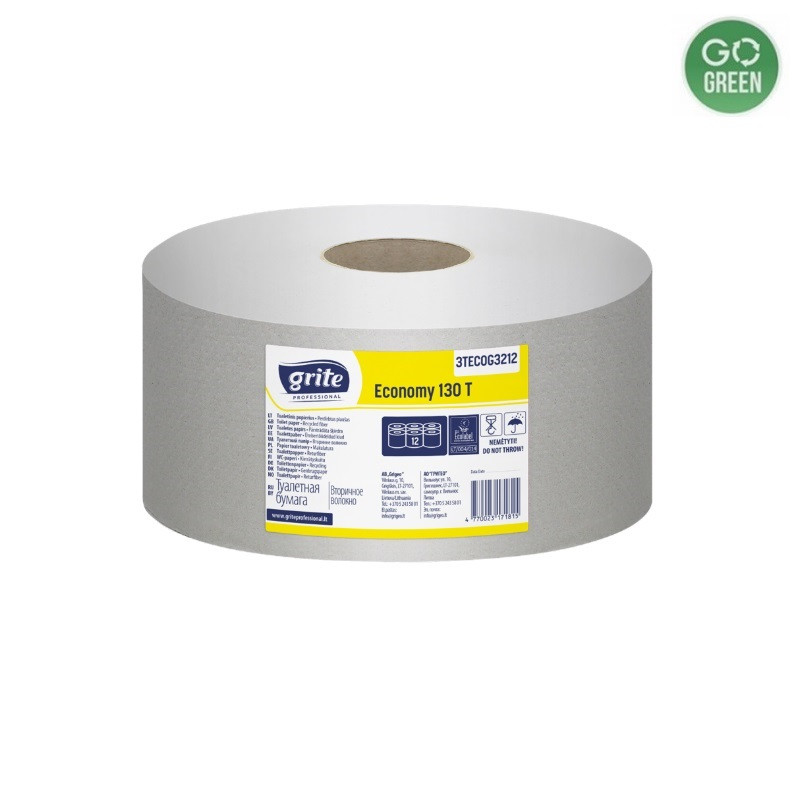 Toilet paper in a roll GRITE Economy 130T