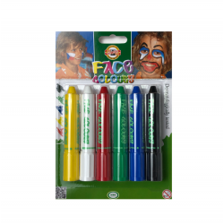 Colored face paint 6 colors KOH-I-NOOR