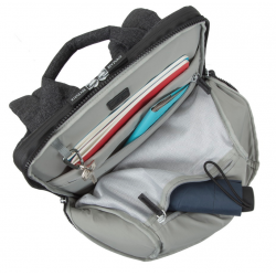 Backpack for laptop RIVACASE up to 15.6 "27x38.5x3.5cm gray color