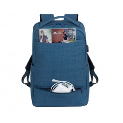 Backpack for laptop RIVACASE up to 17.3 "29x43x5cm blue color
