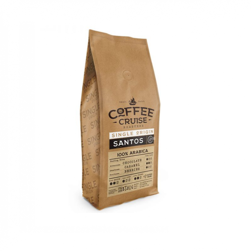 Kavos pupelės COFFEE CRUISE SANTOS 1kg.
