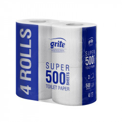 Toilet paper rolls GRITE SUPER MINI 500, 4 pcs.