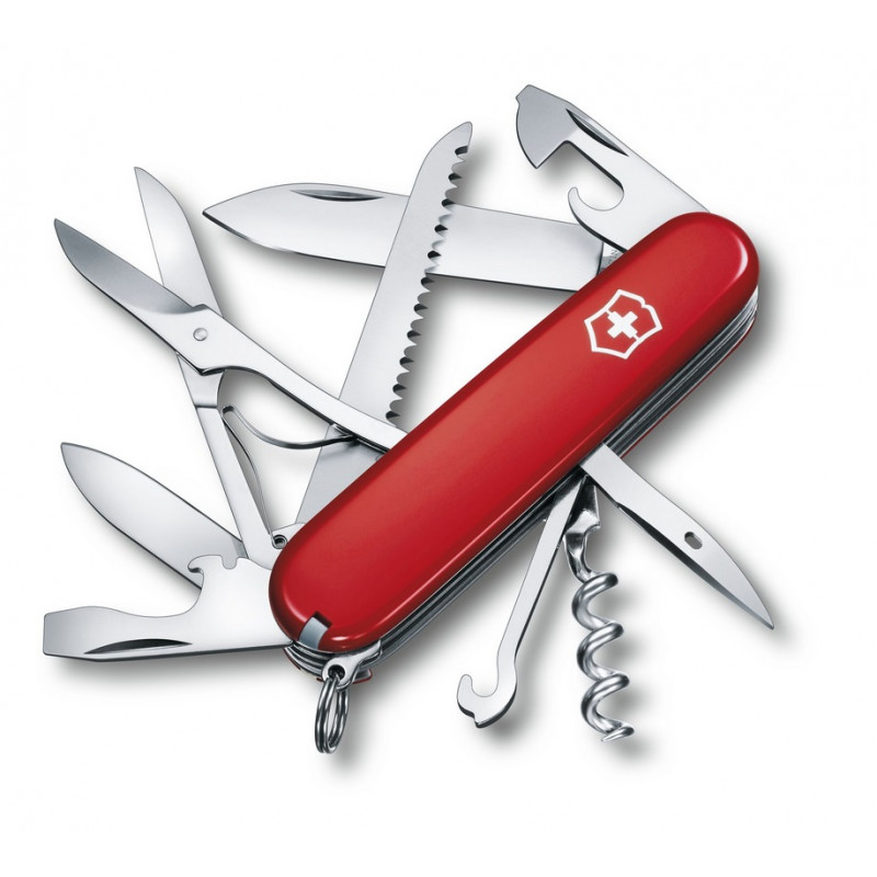 Knife multifunctional VICTORINOX HUNTSMAN, red color