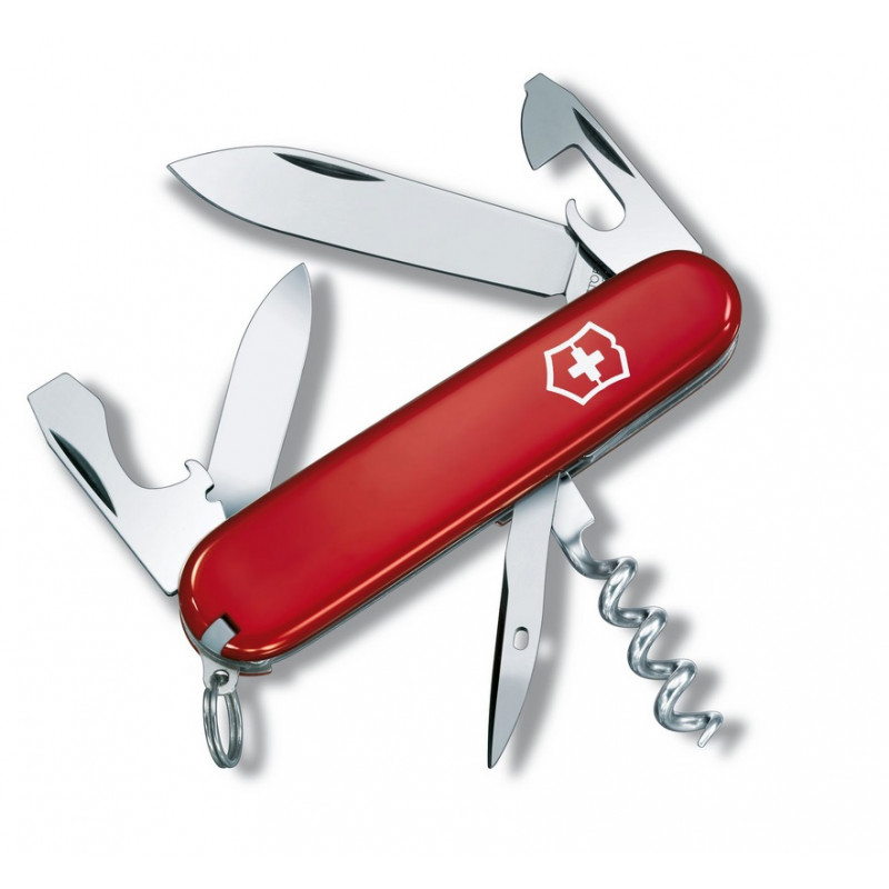 Knife multifunctional VICTORINOX TOURIST, red color