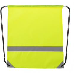 Basket for sportswear with reflector COOL yellow
