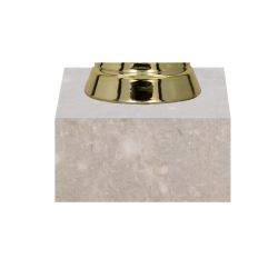 Marmurinis postamentas aukštis 3cm baltos spalvos