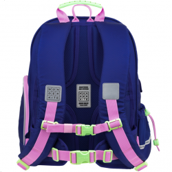 Set: backpack, basket, pencil case KITE light blue