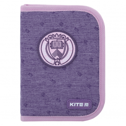 Penalas su užtrauktuku KITE 20x14x3,7 cm, violetinės sp.
