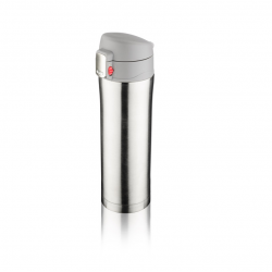 Thermo cup LOCK 440ml silver color