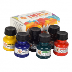 Ink for drawing KOH-I-NOOR, set of 6 colors