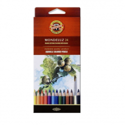 Colored watercolor pencils FRUIT KOH-I-NOOR 24 colors