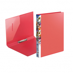 Plastic binder 2cm A4/Q2 FOROFIS, red color