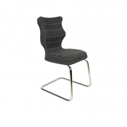 Conference chair ENTELO NERO chrome Alta01 BLACK