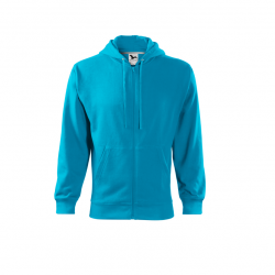 Men's jacket with hood and zipper, various colors MALFINI TRENDY