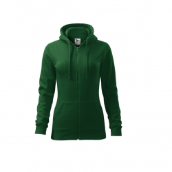 Women's jacket with hood and zipper in various colors MALFINI TRENDY