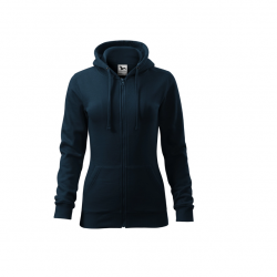 Women's jacket with hood and zipper in various colors MALFINI TRENDY
