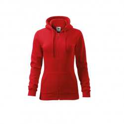 Women's jacket with hood and zipper in various colors MALFINI TRENDY