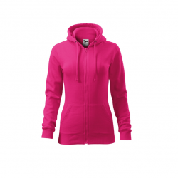 Women's jacket with hood and zipper in various colors MALFINI TRENDY