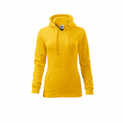 Women's jacket with hood and zipper in various colors MALFINI TRENDY