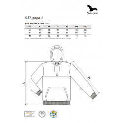 Men's jacket with a hood in various colors MALFINI CAPE